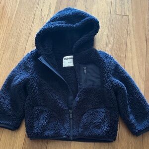 Old Navy Kids Fleece Jacket - Navy and Black
